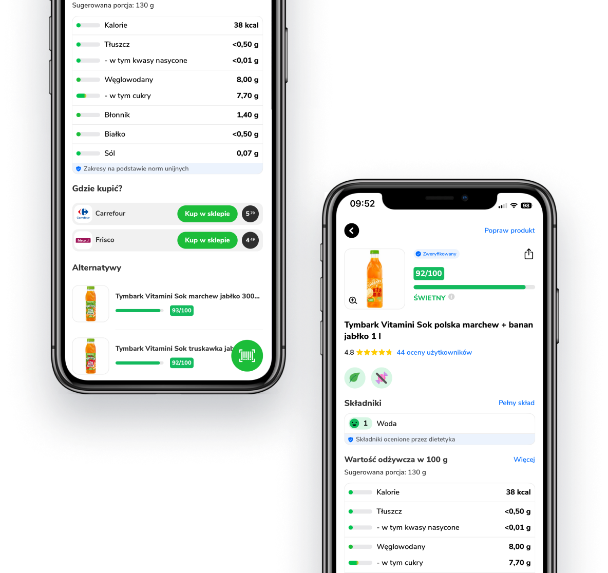 Aplikacja Zdrowe Zakupy | Pobierz